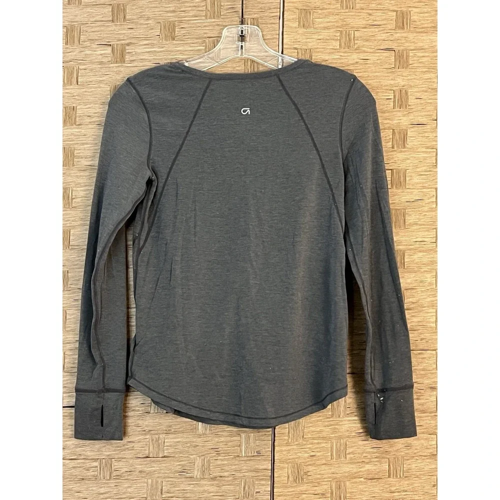 Gap Fit Long Sleeve Dri-fit Girls‎ Athletic Top Play to Win Thumb Holes Sz L